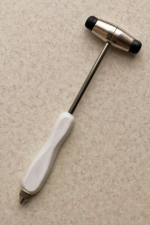 neurological hammer on marbled backgroundの写真素材