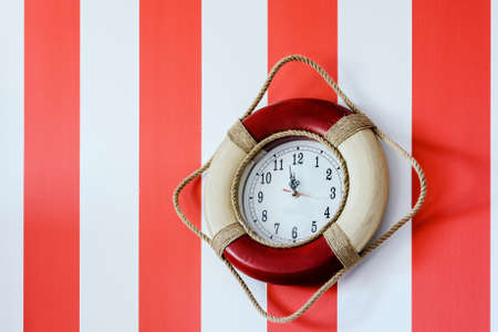 Fragment Interior of modern children's room with red furniture and toysの写真素材