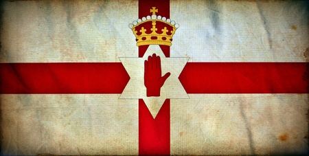 Northern Ireland grunge flagの写真素材