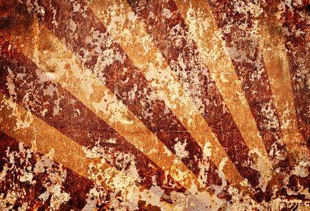 Rusted striped backgroundの写真素材