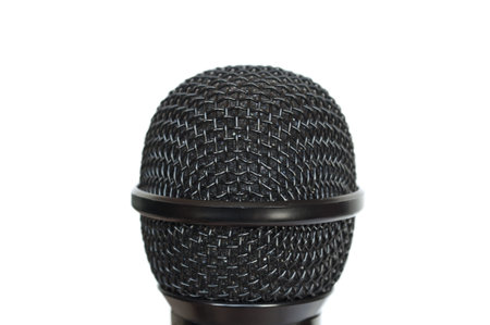 Microphone close upの写真素材