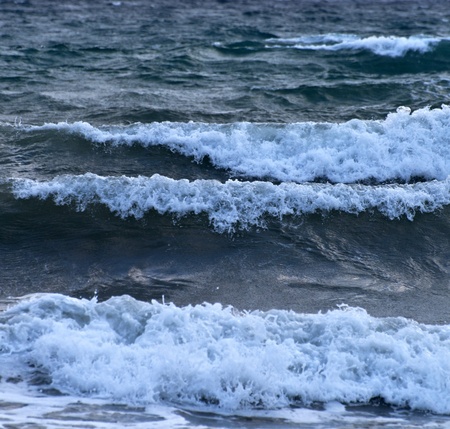 Storm wavesの写真素材