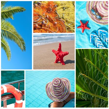 Sea collage - (All photos you can find in my port in high resolution) の写真素材