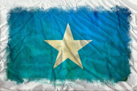 Somalia grunge flagの写真素材
