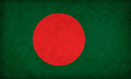 Bangladesh grunge flagの写真素材