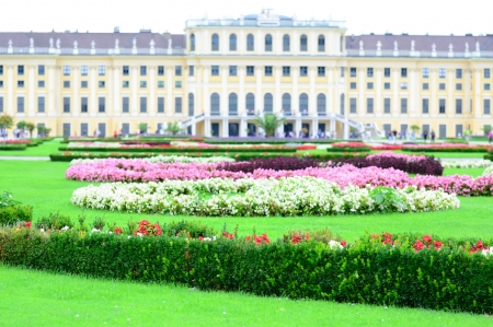 Schonbrunn palace in Vienna Austriaのeditorial素材