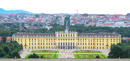 Schonbrunn palace in Vienna Austriaのeditorial素材