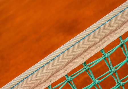 Tennis net closeupの写真素材