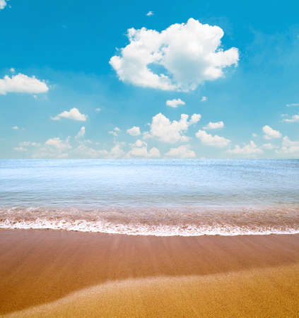 Tropical sea and beachの写真素材