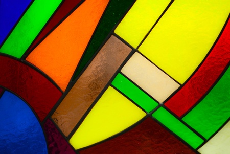 Colorful glass mosaicの写真素材