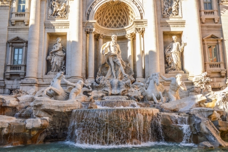 Fontana di Trevi - Rome Italyの写真素材