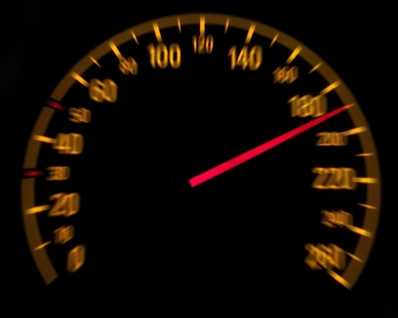 Car speedometer and counter - Speed conceptの写真素材