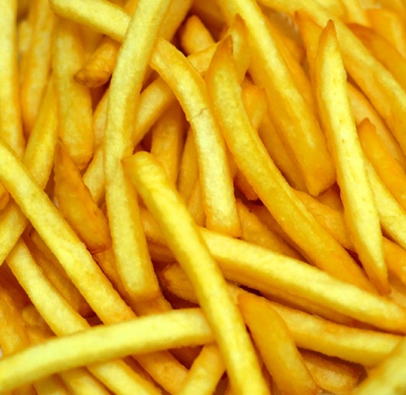 French fries background の写真素材
