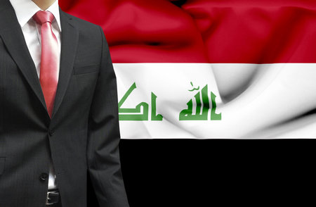 Businessman from Iraq conceptual imageの写真素材
