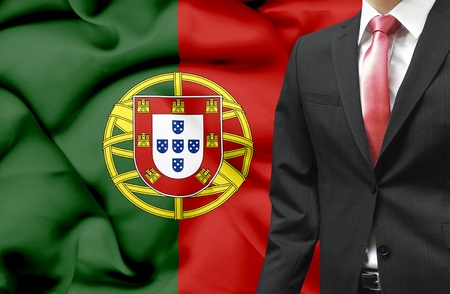 Businessman from Portugal conceptual imageの写真素材