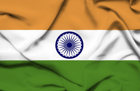 India waving flag