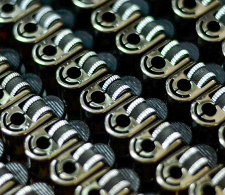 Group of lighters macro shtoの写真素材