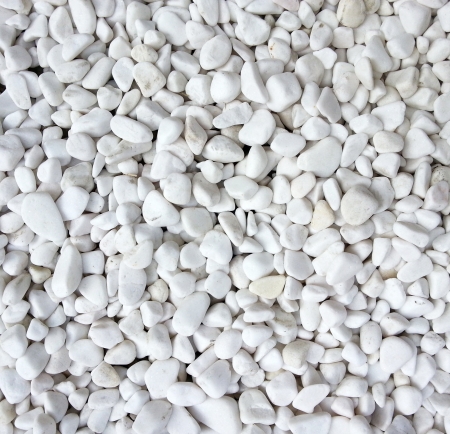 White pebble stone backgroundの写真素材