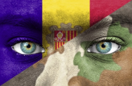 Soldier from Andorraの写真素材