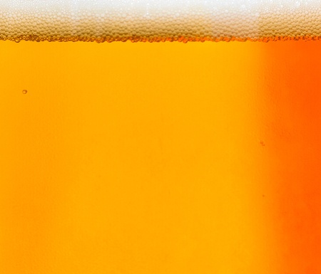 Beer with foam macroの写真素材