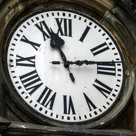 Old clockの写真素材