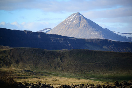 Iceland beautiful landscapeの写真素材