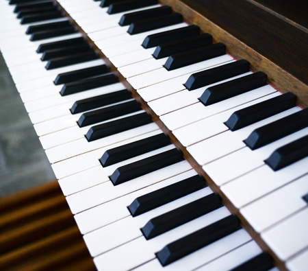 Piano keysの写真素材
