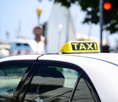 Taxiの写真素材