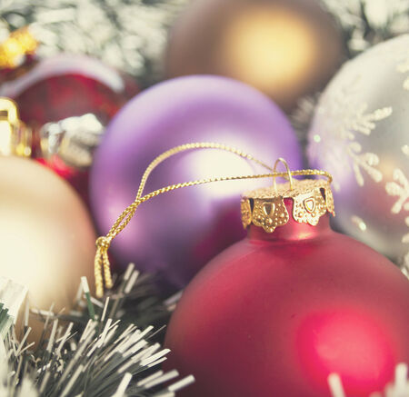Christmas decoration - Christmas backgroundの写真素材