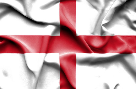 England waving flagの写真素材