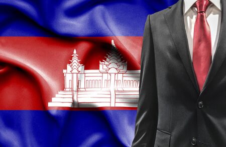 Man in suit from Cambodiaの写真素材