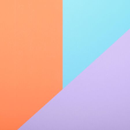 Pastel colors background - Minimal design top viewの写真素材