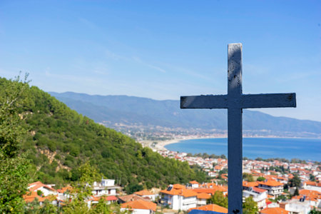Beautiful panorama from Stavros Greece