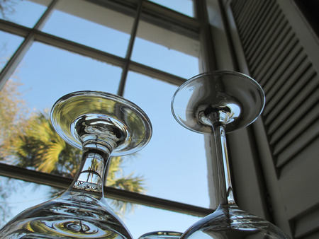 Upside downの写真素材