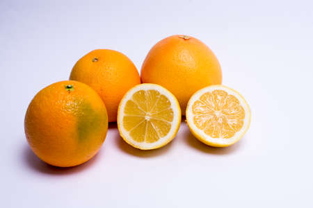 fruits isolated on a white background. Selective focusの写真素材