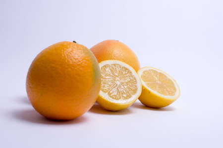 fruits isolated on a white background. Selective focusの写真素材