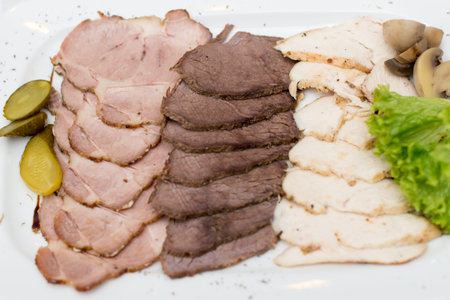 Traditional Sliced Honey Glazed Ham Ready for the Holidays