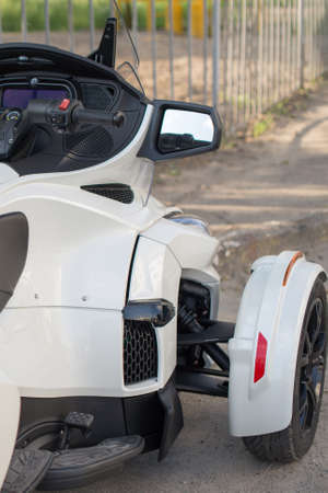 Dashboard, Turn signal for Trike or tricycle vehicle Spyderの写真素材