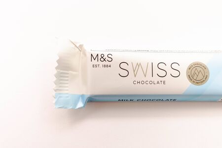 Marks & Spencer Food Milk Swiss Chocolate 50 gramのeditorial素材