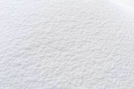A close up of a snow texture covered ground stock photoの写真素材