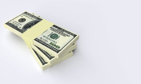 Big money stack from dollars usa. Finance conceptsの写真素材