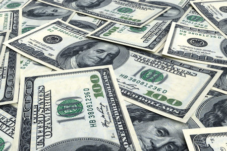 Money background from dollars usa. Business concept