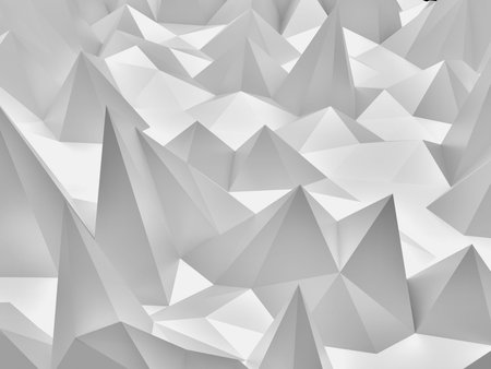 Concept abstract light background with geometric polygonal. 3d rendering
