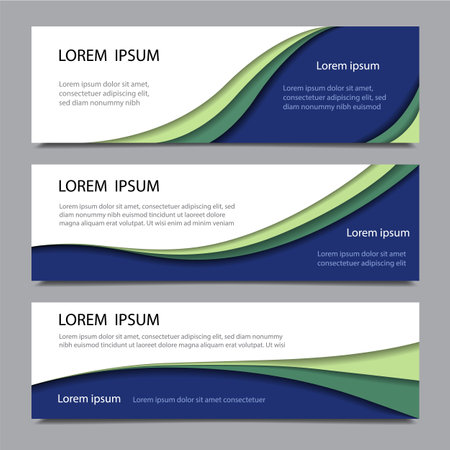 Collection of banners for design. Sale label message for advertising. Set of vector illustrationのイラスト素材