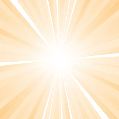 Abstract light background with sun ray. Summer vector illustration for designのイラスト素材
