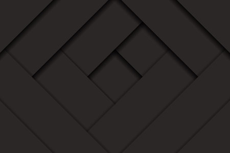 Abstract dark background with paper cut out effect. Vector illustrationのイラスト素材