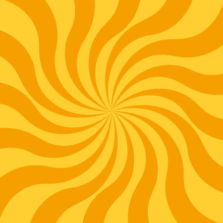 Abstract yellow background with sun ray. Summer vector illustration for designのイラスト素材