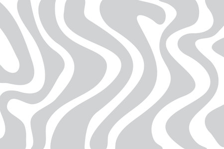 Abstract background with curved wavy lines. Vector illustration for design. Wave from lines on whiteのイラスト素材