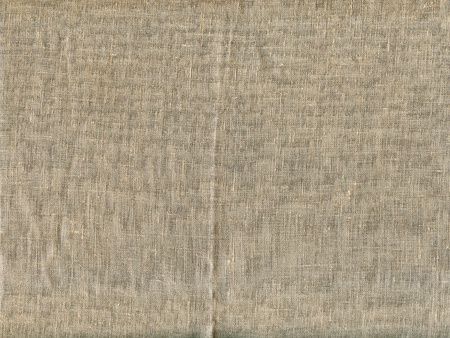 Natural linen striped uncolored textured sacking canvas backgroundの写真素材