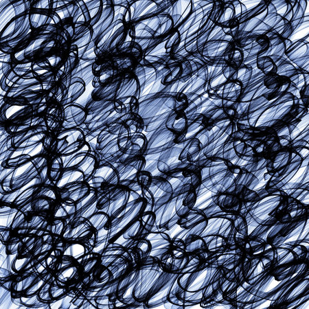 Abstract generated blue pattern for background and design